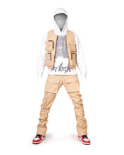 Load image into Gallery viewer, Off White leather utility vest
