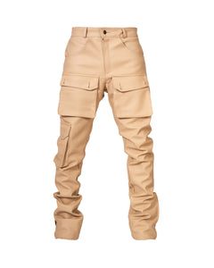 Off White leather cargo pants