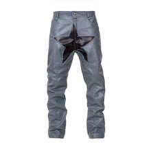 Load image into Gallery viewer, Stone Gray Starboy Leather Pants
